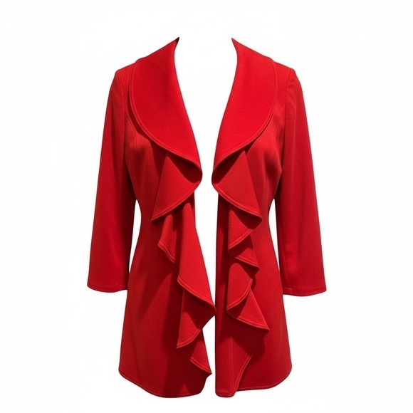 Calvin Klein Jackets & Blazers - ❤️ Calvin Klein Ruffled Collar Blazer | Size 8 ❤️